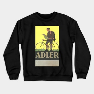 Adler Bicycles - Vintage Bicycle Poster from 1910 Crewneck Sweatshirt